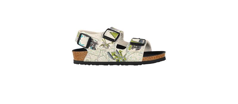 Milano Birkenstock Birko-flor Narrow Detske Zelene | SK 436LIS